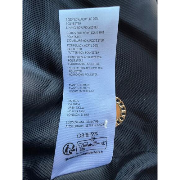 NWT MAEVE By Anthropologie Tweed Jacket Women's Size 2 Black & White - Picture 12 of 12